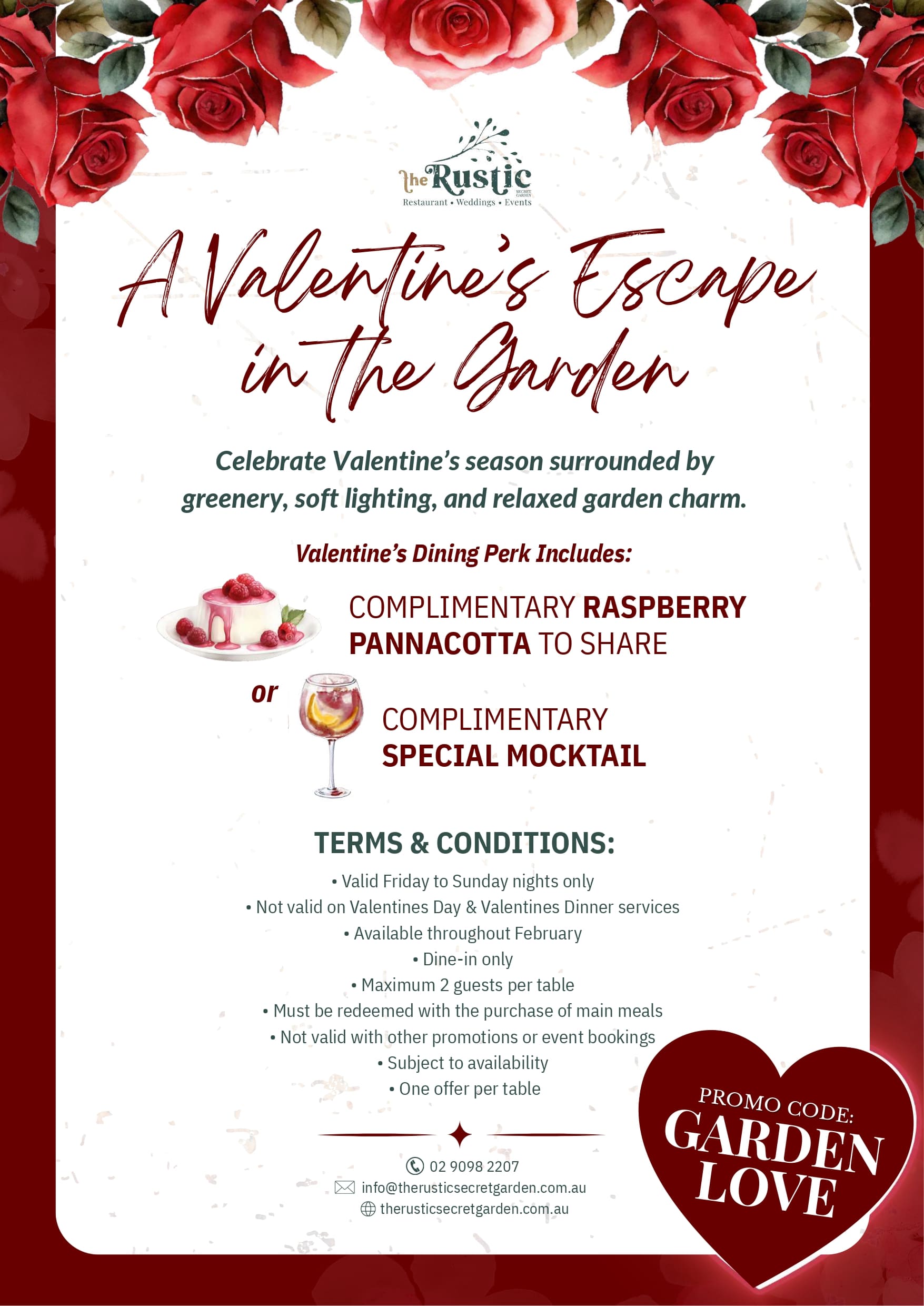 Restaurant Offer Feb