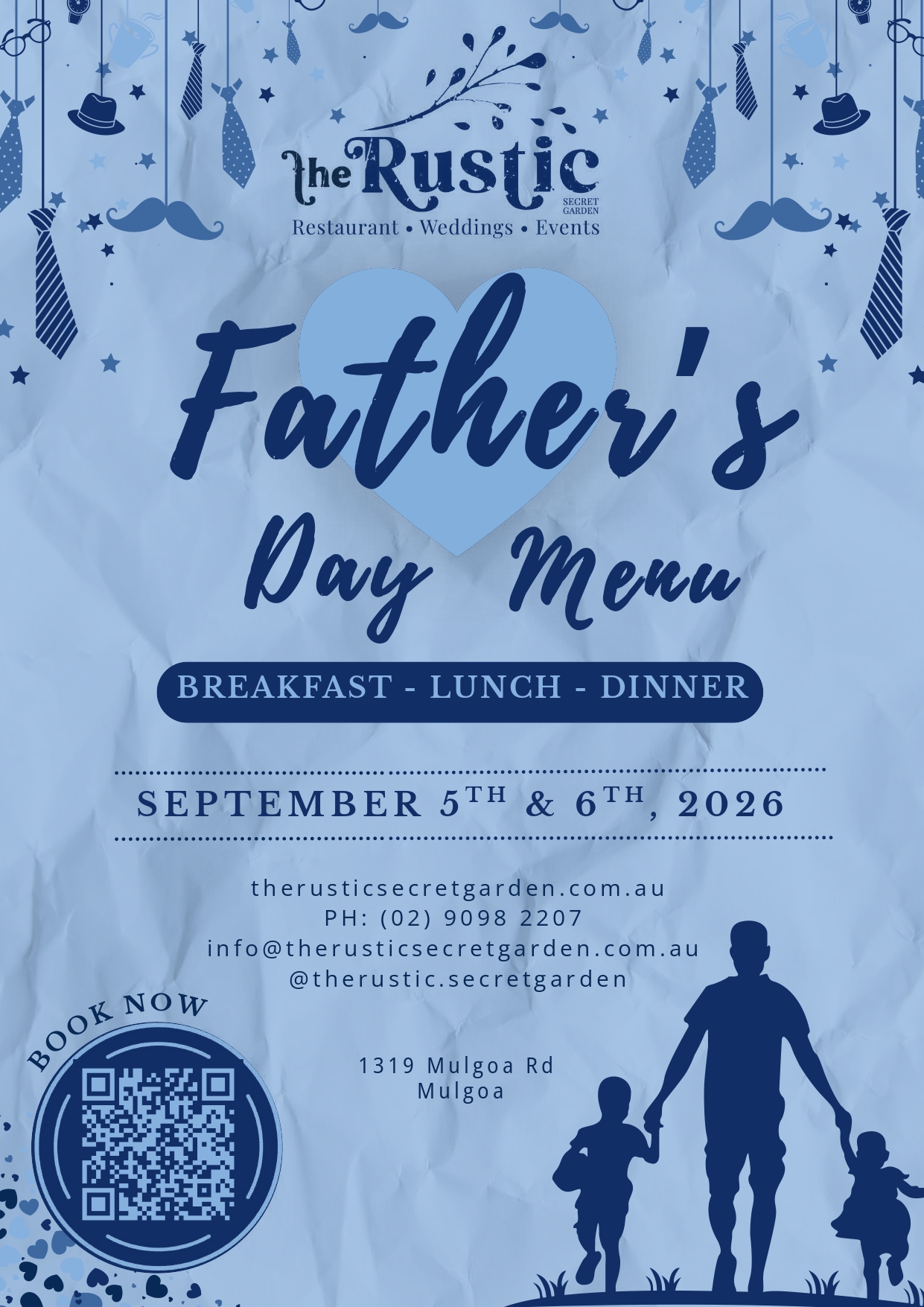 Father's Day Menu